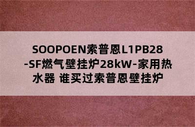 SOOPOEN索普恩L1PB28-SF燃气壁挂炉28kW-家用热水器 谁买过索普恩壁挂炉